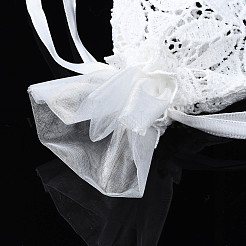 Cotton Edge & Acrylic Fibers Drawstring Gift Bags&nbsp;OP-Q053-004
