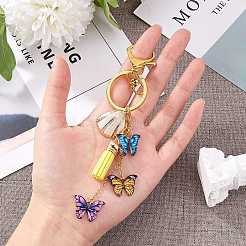 24Pcs 6 Colors Printed Alloy Pendants&nbsp;ENAM-SZ0002-13