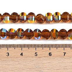 Electroplate Transparent Glass Beads Strands&nbsp;EGLA-B011-08A-AB09