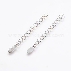 Tarnish Resistant Stainless Steel Chain Extender&nbsp;X-STAS-L201-15P