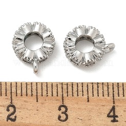Brass Micro Pave Cubic Zirconia Tube Bails&nbsp;KK-U050-08P