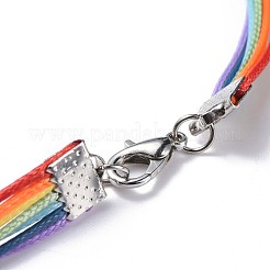 Waxed Polyester Cord Choker Necklaces&nbsp;NJEW-JN02429