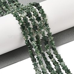 Natural Green Spot Jasper Beads Strands&nbsp;G-H087-C01-01