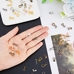 84Pcs 32 Style Alloy Ice Pick Pinch Bails for Pendant Making&nbsp;IFIN-FH0001-74
