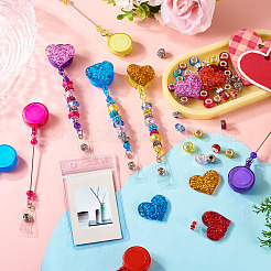 DIY Retractable Badge Reels Making Kits&nbsp;DIY-BT0001-68