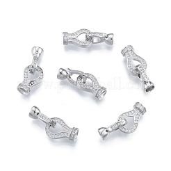 Brass Fold Over Clasps&nbsp;KK-A165-04P
