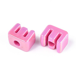 UV Plating Opaque Acrylic Beads&nbsp;PACR-ZX018-04E