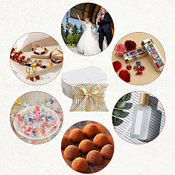 40Sets 2 Colors Hot Stamping Pillow Cardboard Paper Printed Candy Boxes&nbsp;CON-BBC0001-13A
