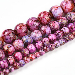 Baking Paint Glass Beads&nbsp;X1-DGLA-N003-6mm-B03