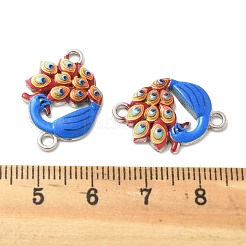 Alloy Royal Blue Enamel Connector Charms&nbsp;FIND-U033-02P