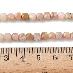Natural Pink Opal Beads Strands&nbsp;G-Z104-C01-4mm