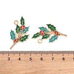Golden Plated Alloy Enamel Pendants&nbsp;ENAM-Z017-03G