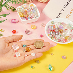 100G Transparent Acrylic Beads&nbsp;PACR-TA0001-12