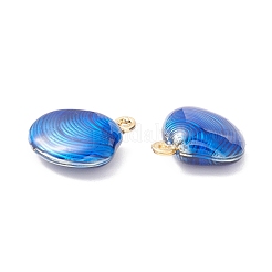 Rack Plating Brass Enamel  Pendants&nbsp;KK-B053-06G