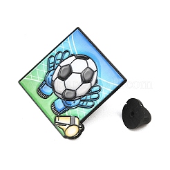 Sports Theme Football & Goalkeeper & Whistle Enamel Pins&nbsp;JEWB-L023-02C-EB