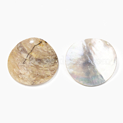 Natural Akoya Shell Pendants&nbsp;X-SHEL-R048-023