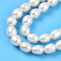 Natural Cultured Freshwater Pearl Beads Strands&nbsp;PEAR-N012-05X-01