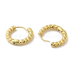 304 Stainless Steel Twist Rope Hoop Earrings&nbsp;EJEW-I286-01G