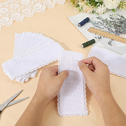 10Pcs Linen Aida Cloth Bookmarks for Cross Stitch Making&nbsp;DIY-CY0001-77