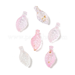 Transparent Acrylic and Gold Foil Pendants&nbsp;AC-CBAF9C1-04A-04