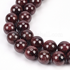 Natural Garnet Beads Strands&nbsp;G-OC0001-25-10mm