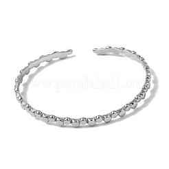 304 Stainless Steel Cuff Bangles for Women&nbsp;BJEW-H635-01P