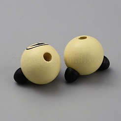 Wood European Beads&nbsp;WOOD-WH0029-69E