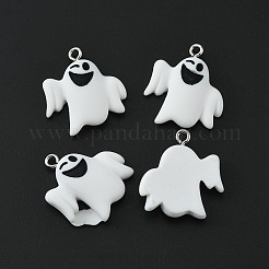 Halloween Themed Opaque Resin Pendants&nbsp;X-RESI-CJC0006-028C