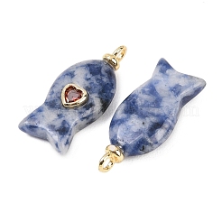 Natural Blue Spot Jasper Pendants&nbsp;G-Z134-06G-05