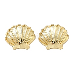 Brass Stud Earrings&nbsp;EJEW-R032-02G