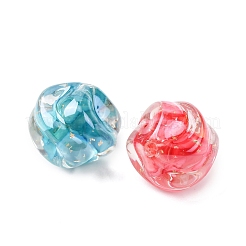 Transparent Resin & Natural Shell Beads&nbsp;RESI-B039-05