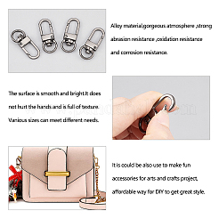 Zinc Alloy Swivel Clasps&nbsp;PALLOY-PH0013-42B