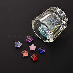 20Pcs Spray Painted Glass Beads&nbsp;GLAA-YW0001-10