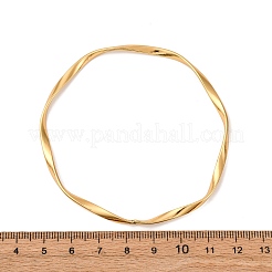 3Pcs 3 Colors 304 Stainless Steel Twisted Bangles Sets for Women&nbsp;BJEW-L610-27M