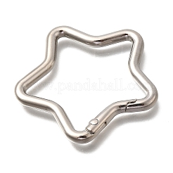 Zinc Alloy Spring Gate Rings&nbsp;FIND-H050-01A-P