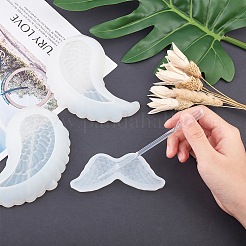 Angel Wing Jewelry Tray Silicone Molds&nbsp;DIY-SC0010-27