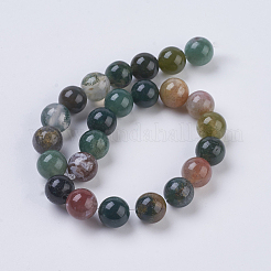 Natural Indian Agate Beads Strands&nbsp;X-G-G515-8mm-05