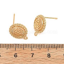 SHEGRACE Brass Stud Earring Findings&nbsp;XGRQ6M401-904G