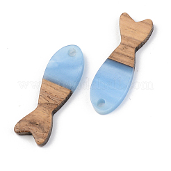 Resin & Walnut Wood Pendants&nbsp;RESI-S389-054B