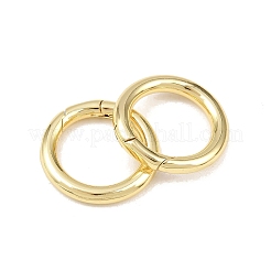 Brass Spring Gate Rings&nbsp;KK-Z132-08G