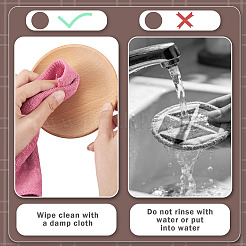 4Pcs Wood Cup Mats&nbsp;AJEW-MB0001-18B