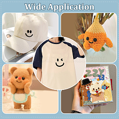 300Pcs 5 Styles Felt Crafts&nbsp;FIND-PH0027-65