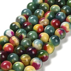 Dyed Natural Agate Beads Strands&nbsp;G-G203-09D-10mm