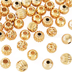 45Pcs 5 Styles Brass Spacer Beads&nbsp;KK-TA0009-11