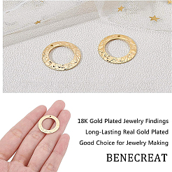 Brass Links Connectors&nbsp;KK-BC0006-39G-NF