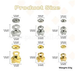 304 Stainless Steel Spacer Beads & Bead Tips Set&nbsp;STAS-CJ0002-55