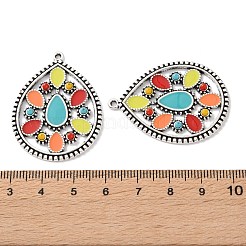 Bohemia Tibetan Style Alloy & Enamel & Acrylic Pendants&nbsp;LS-FIND-T074-02AS