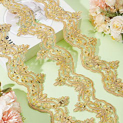 5 Yards Polyester Lace Ribbon&nbsp;OCOR-GA0001-94