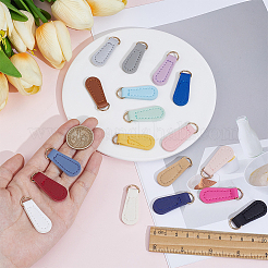 36Pcs 18 Styles PU Leather Zipper Pull Tabs&nbsp;FIND-ME0004-17