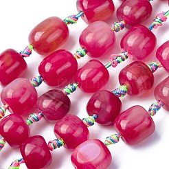 Natural Agate Beads Strands&nbsp;G-P605-G01-01